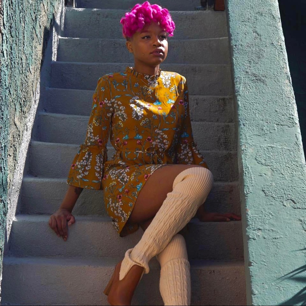 Nasty Gal Flower Dress